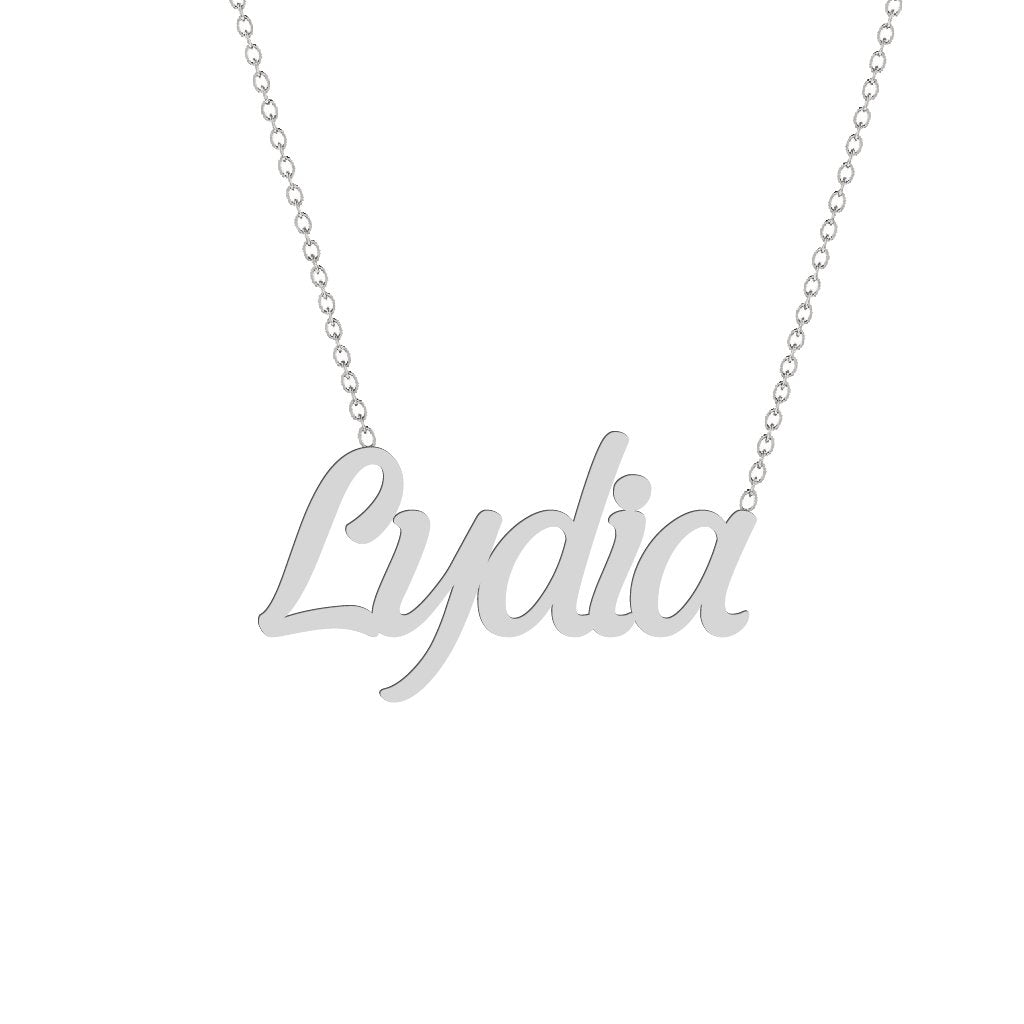 Gold Name Necklace - Lydia
